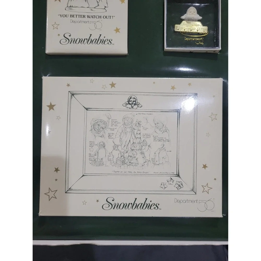 Vintage 1998-1999 Snowbabies Friendship Club Department 56 Club Exclusive